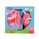 Peppa Pig Lunch Box Water Bottle Combo Red